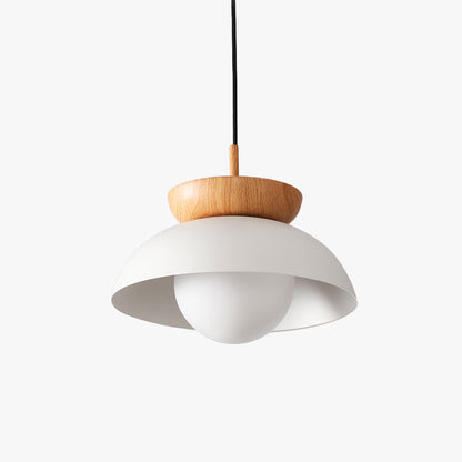 Muto Nordic Suspension/Plafonnier Bois/Métal Noir Cuisine Balcon