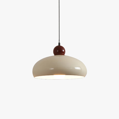 Moderne dekorative LED-Pendelleuchte Arisha aus rosafarbenem Metall für das Wohnzimmer