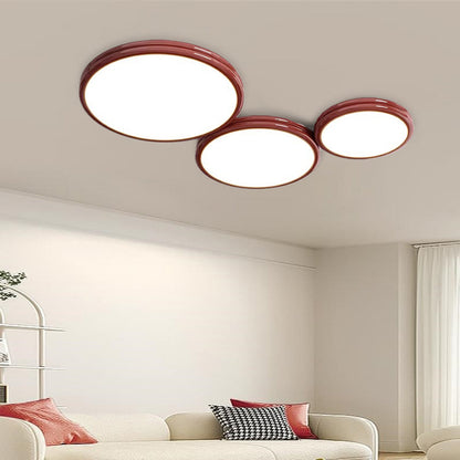 Moderne LED-Deckenleuchte Valentina aus Metall für Wohnzimmer