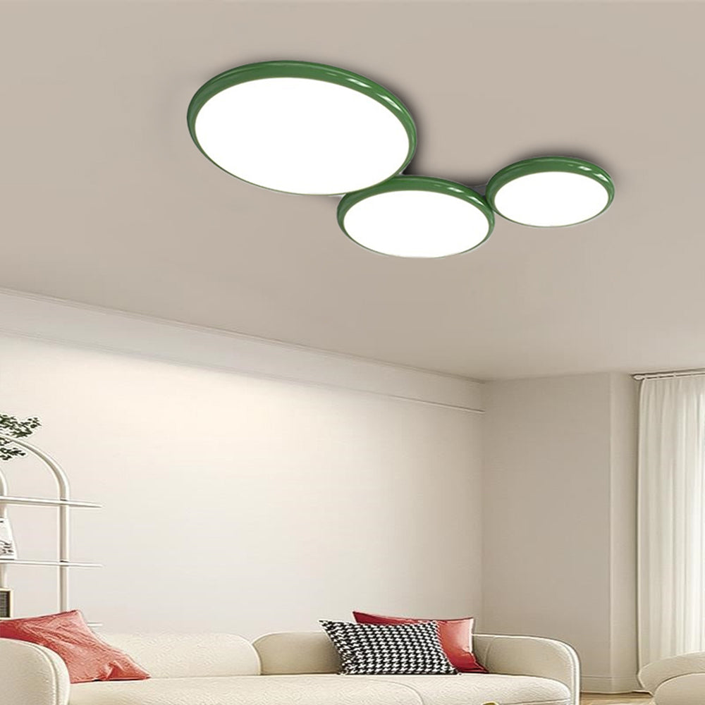 Moderne LED-Deckenleuchte Valentina aus Metall für Wohnzimmer