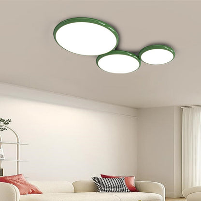 Moderne LED-Deckenleuchte Valentina aus Metall für Wohnzimmer