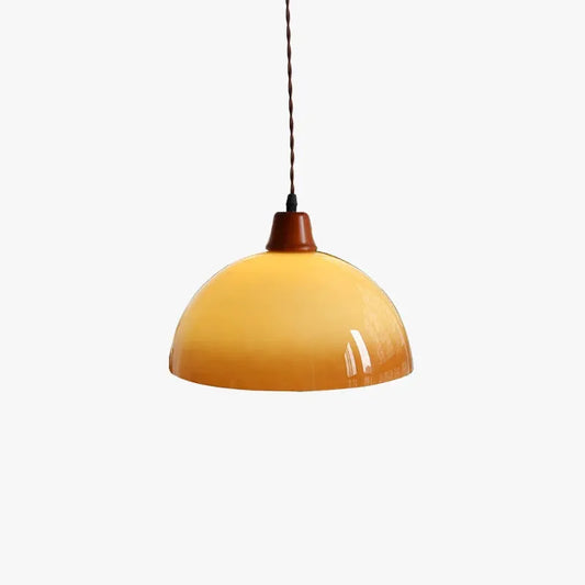 Valentina Retro-LED-Pendelleuchte, rund, verstellbar, für Esszimmer, Braun