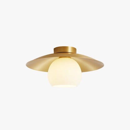 Arisha Nordic Retro LED Unterputz Deckenleuchte Metall Glas Korridor