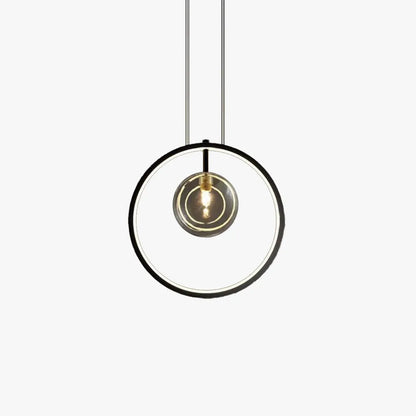 Arisha Nordic Glass Bubbles LED Modern Pendant Light for Dining Room