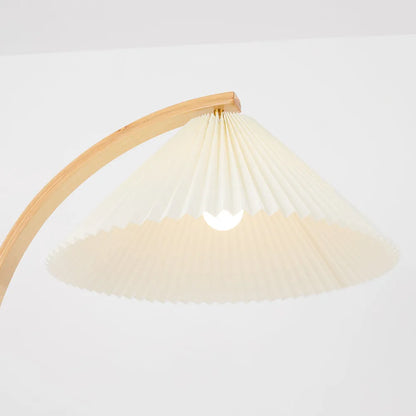 Muto Unique LED Floor Lamp, Wood/Metal, Living Room