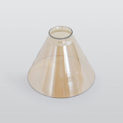 June Industrial Glass Pendant Light Clear/Amber/Smoke Grey