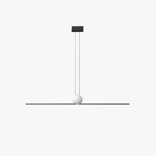 Arisha Minimalistische lineare Bubble-Pendelleuchte aus Marmor