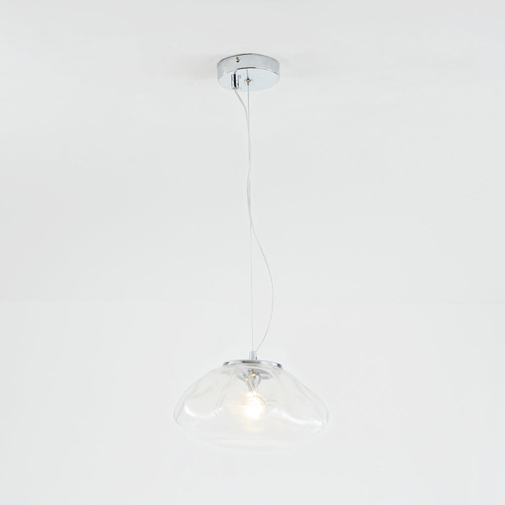 Suspension sphérique minimaliste en verre Avi, 3 couleurs