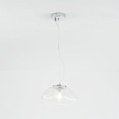 Suspension sphérique minimaliste en verre Avi, 3 couleurs
