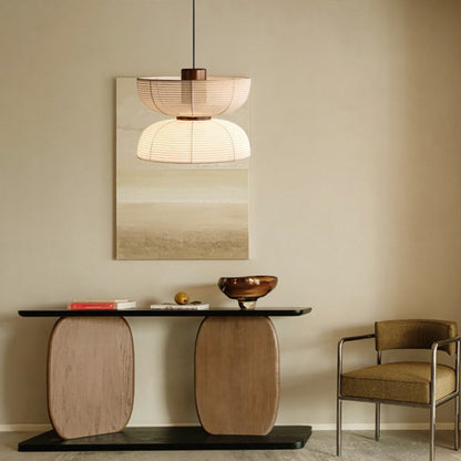 Suspension rétro en tissu et métal Muto, 2 styles