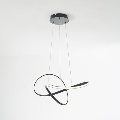 Arisha Pendant Light linear Modern, /Metal, Black/White, Dining Room