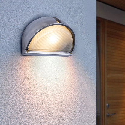 Wyre Wall Lamp Geometric Modern Metal Glass Outdoor