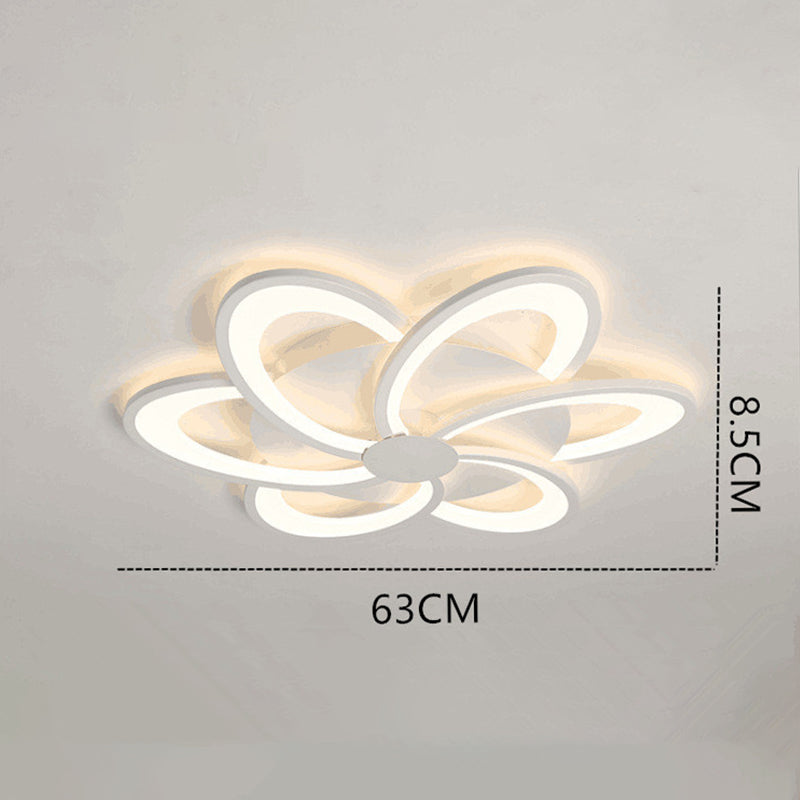 Arisha Flower Shape Ceiling Light White , 2 Style