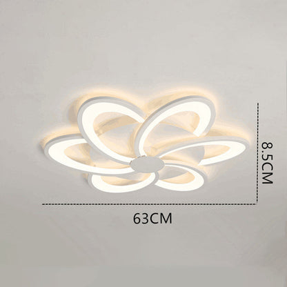 Arisha Flower Shape Ceiling Light White , 2 Style