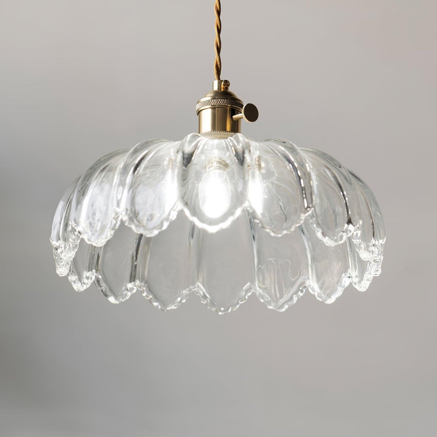 Limea Green Glass Flower Pendant Light