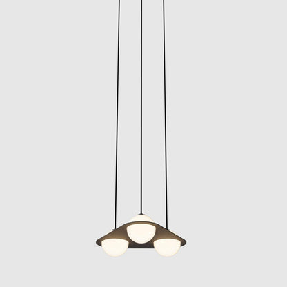 Selan Black Glass Pendant Lamp