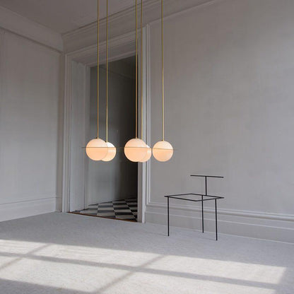 Selan Black Glass Pendant Lamp