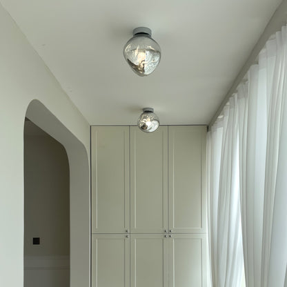 Auden Amber Glass Wall Lamp