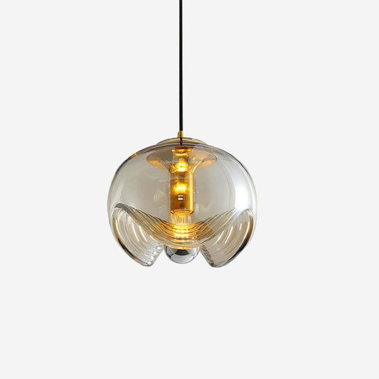 Lampada a sospensione in vetro Fivelle