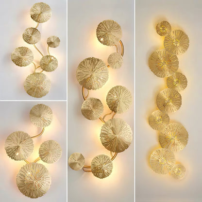 Veya Lotus Leaf Wall Sconce