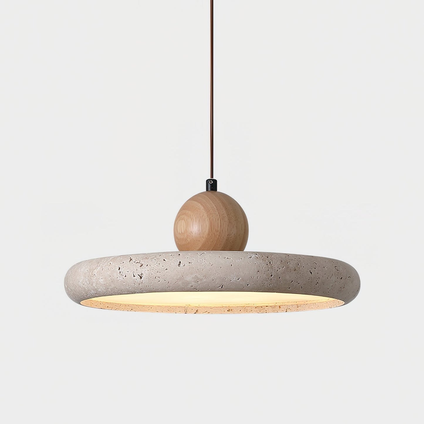 Lydia  Travertine. Pendant Light