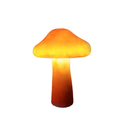 Lampe de sol d'extérieur Ray Mushroom, câblée/solaire, orange
