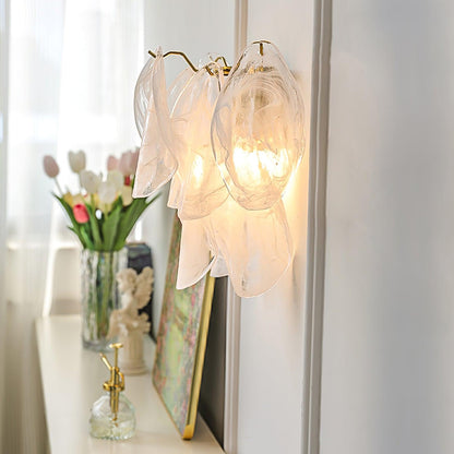 Evelo Petal Glass Wall Lamp