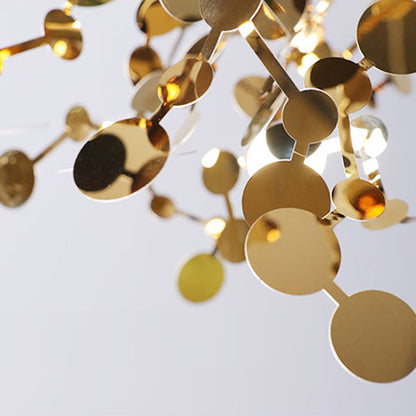 Olivia Artsy Classy Cluster Fireworks Pendant Light, Stainless steel