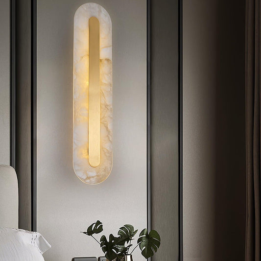 Kristy Albast ronde wandlamp