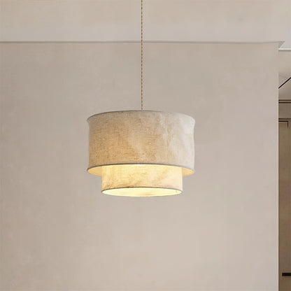 Nuvai Natural Linen Pendant Light