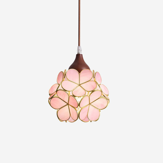 Lampada a sospensione Velina Petalo Rosa