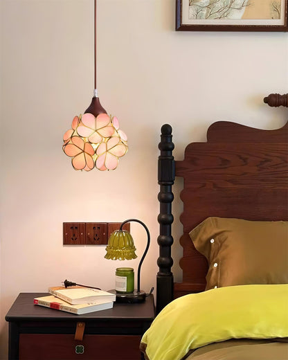 Velina Pink Petal Pendant Light