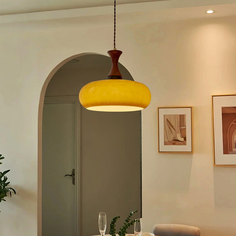 Arisha Vintage LED Glass Pendant Light Living Room