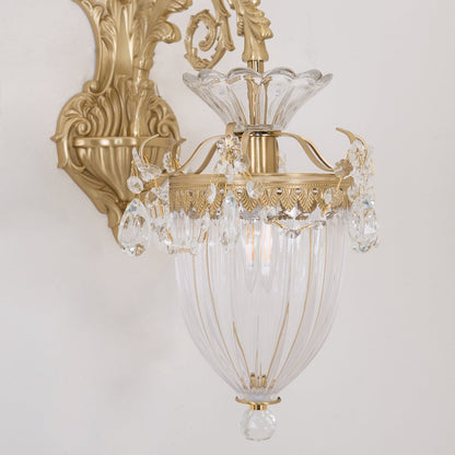 Elosia Gold Double Wall Lamp