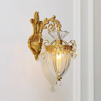 Elosia Gold Double Wall Lamp