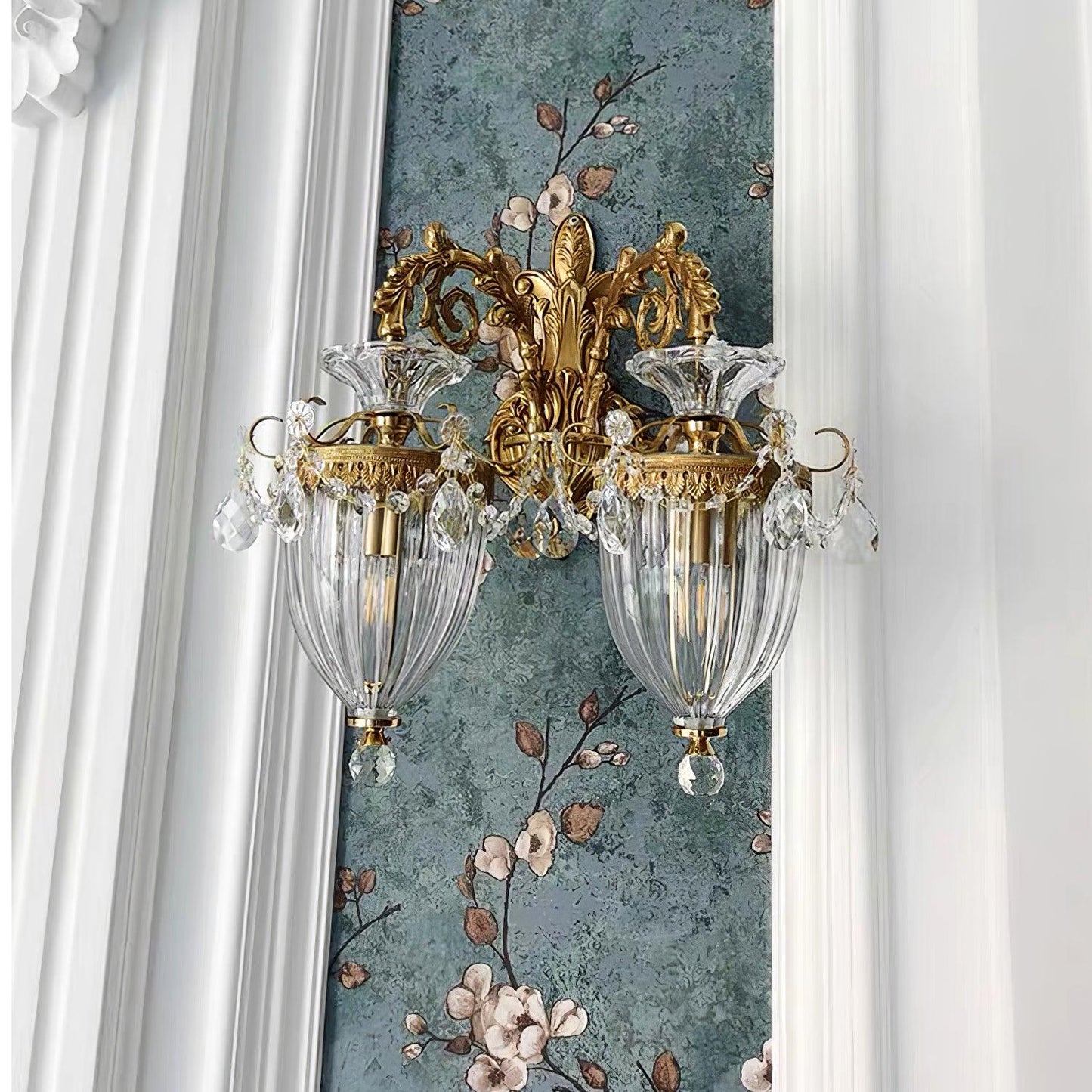 Elosia Gold Double Wall Lamp