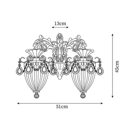 Elosia Gold Double Wall Lamp