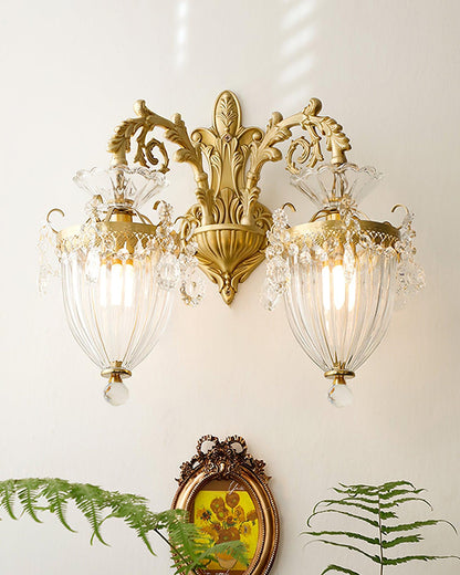 Elosia Gold Double Wall Lamp