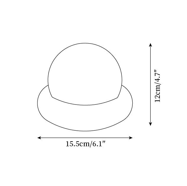 Riita Lampe de table globe en travertin Mini Maga