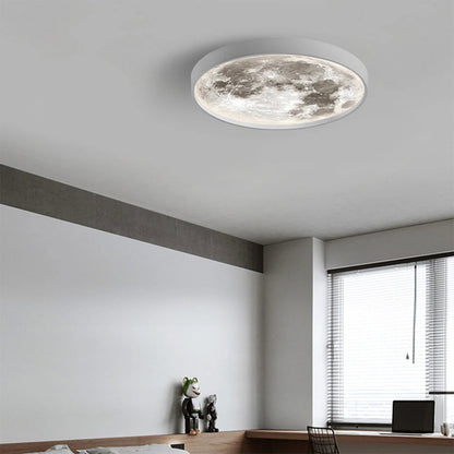 Arisha Modern Flush Mount Ceiling Light Black/White Bedroom