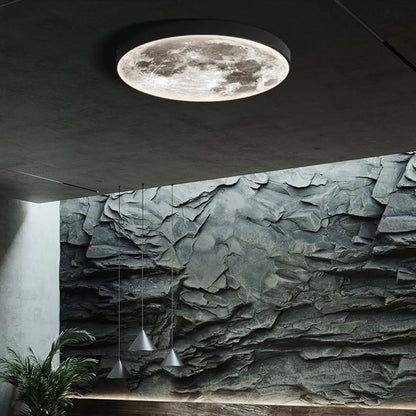 Arisha Modern Flush Mount Ceiling Light Black/White Bedroom
