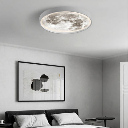 Arisha Modern Flush Mount Ceiling Light Black/White Bedroom