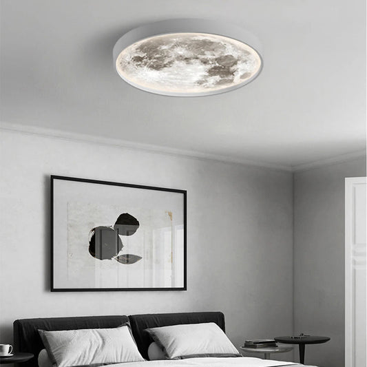Arisha Modern Flush Mount Ceiling Light Black/White Bedroom