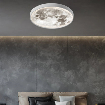Arisha Modern Flush Mount Ceiling Light Black/White Bedroom