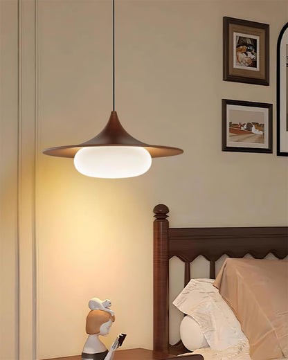 Ovelis Wooden Canopy Pendant Light