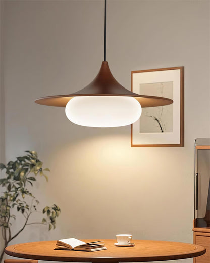 Ovelis Wooden Canopy Pendant Light