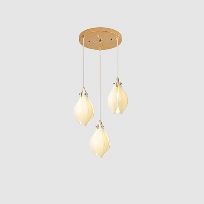 Suspension en métal et céramique Olivia, pour salon ou chambre
