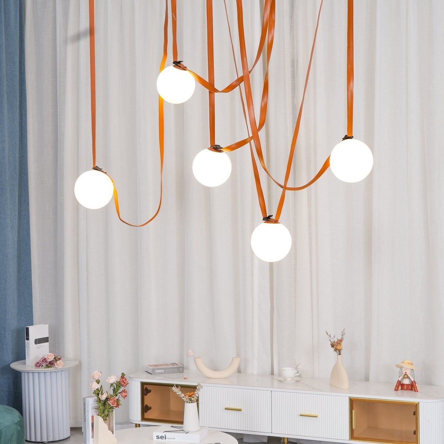 Zephira Multiple Belt Pendant Light