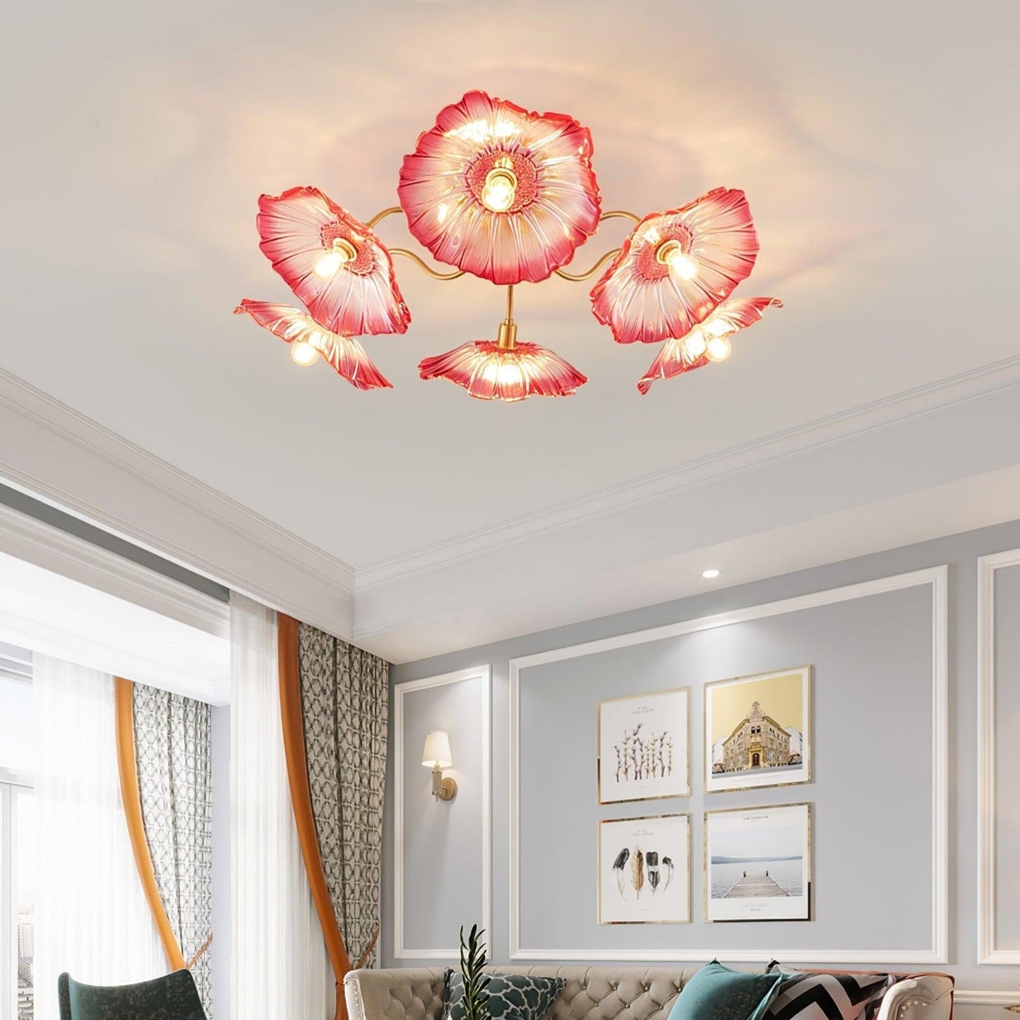 Ryne Ceiling Light Glass