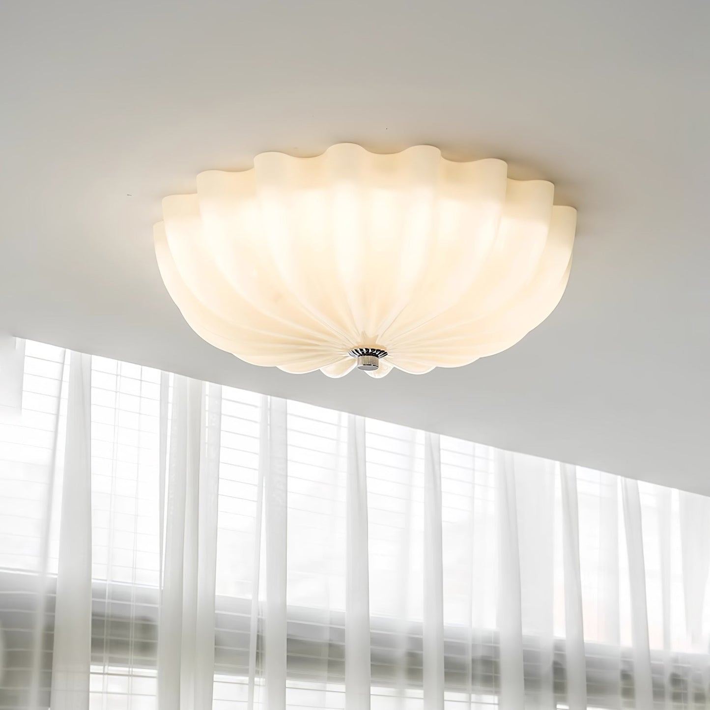 Wyna Blown Glass Ceiling Light